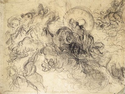 Apollo Slays Python by Ferdinand Victor Eugene Delacroix